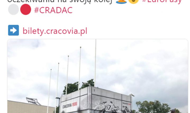 Specjalna ''strefa relaksu'' przy stadionie Cracovii... :D